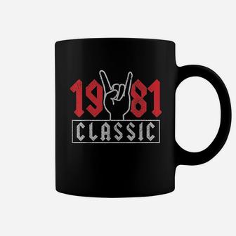1981 Classic Rock Vintage Coffee Mug | Crazezy