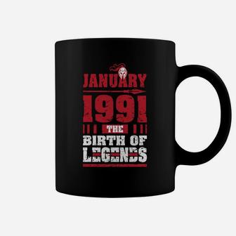 1991 The Birth Of Legends 29 Years Old 29Th Birthday Gifts Coffee Mug | Crazezy