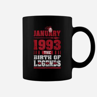 1993 The Birth Of Legends 27 Years Old 27Th Birthday Gifts Coffee Mug | Crazezy AU