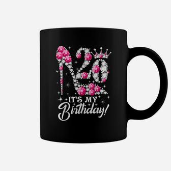 20 Years Old It's My 20Th Birthday Funny Pink Diamond Shoes Coffee Mug | Crazezy AU