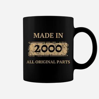 2000 Vintage Birthday Made In 2000 Best Birth Year Bday Coffee Mug | Crazezy CA