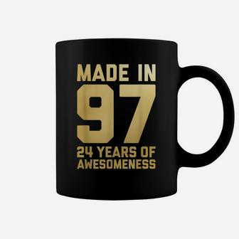 24Th Birthday Gift Men Women 24 Year Old Daughter Son 1997 Coffee Mug | Crazezy