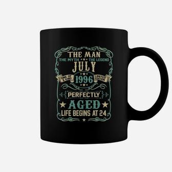 24Th Birthday Gift The Man Myth Legend Born In July 1996 Coffee Mug | Crazezy AU