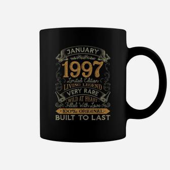 25Th Birthday Gift 25 Years Old Retro Vintage January 1997 Coffee Mug | Crazezy