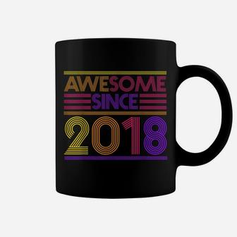 2Nd Birthday Gifts Boys Girls - Awesome Since 2018 Coffee Mug | Crazezy