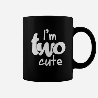 2Nd Birthday Outfits For Girls Im Two Cute Girl 2 Year Olds Second Coffee Mug | Crazezy CA