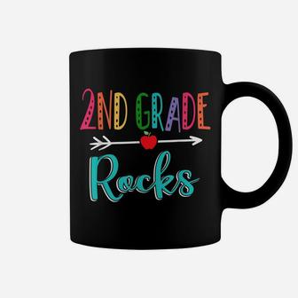 2Nd Grade Rocks Teacher Back To School Coffee Mug | Crazezy AU