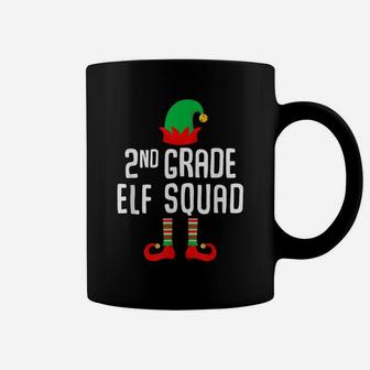2Nd Grade Squad Elf Shirt Second Grade Matching Christmas Coffee Mug | Crazezy CA