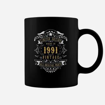 30 Years Old Made Born In 1991 Vintage 30Th Birthday Coffee Mug | Crazezy AU