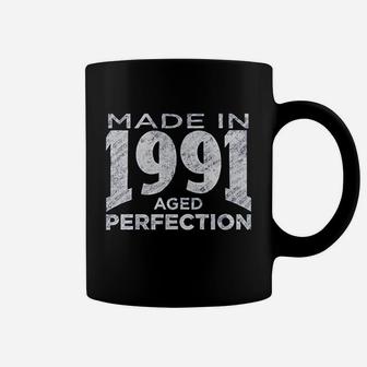 30Th Birthday Gift Made In 1991 Aged To Perfection Coffee Mug | Crazezy AU