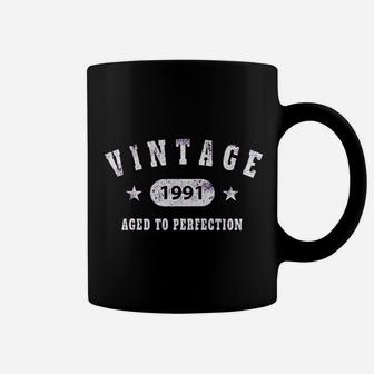 30Th Birthday Gift Vintage 1991 Aged To Perfection Coffee Mug | Crazezy AU