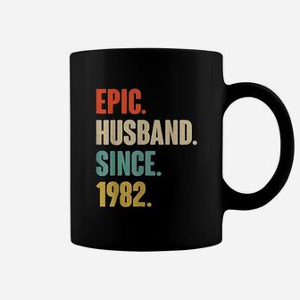 39Th Wedding Anniversary Epic Husband Since 1982 Coffee Mug | Crazezy