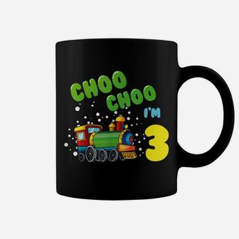 3Rd Birthday Train Boys Girls 3 Years Old I'm Three Coffee Mug | Crazezy UK