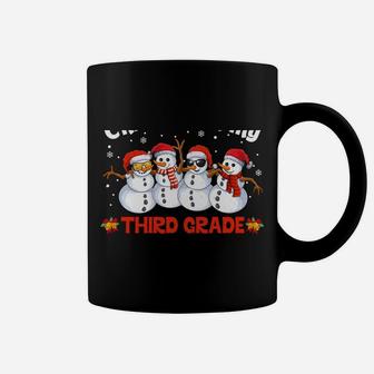3Rd Teacher Christmas Chillin With My Third Grade Snowmies Coffee Mug | Crazezy