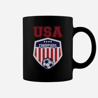 4 Stars Red Usa Champions Flag Football Team Play Game Goal Coffee Mug | Crazezy