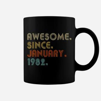 40 Year Old Awesome Since January 1982 Gifts 40Th Birthday Coffee Mug | Crazezy