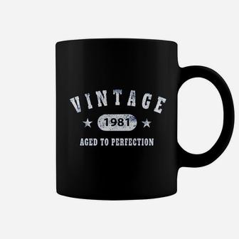 40Th Birthday Vintage 1981 Aged To Perfection Coffee Mug | Crazezy CA