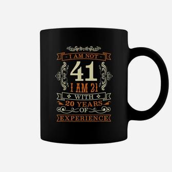 41St Birthday Man Woman 41 Year Old Gift Coffee Mug | Crazezy