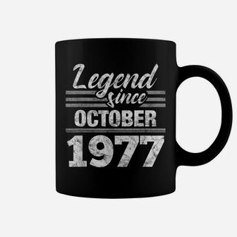 42Nd Birthday Gift Legend Since October 1977 Coffee Mug | Crazezy