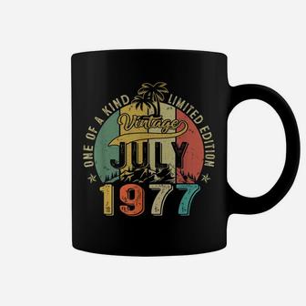 44Th Birthday Gift Men Women Legend Since July 1977 Coffee Mug | Crazezy DE