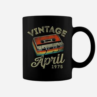 45 Year Old Vintage April 1975 Cassette Tape 45Th Birthday Coffee Mug | Crazezy CA