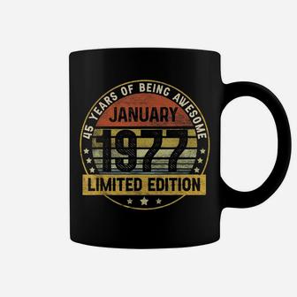 45Th Birthday Gift 45 Years Old Awesome Since January 1977 Coffee Mug | Crazezy CA