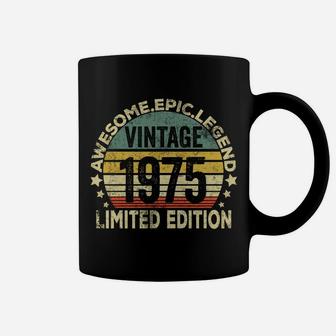 46 Year Old Legendary Retro Vintage Awesome Birthday 1975 Coffee Mug | Crazezy