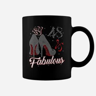 48 And & Fabulous 1973 48Th Birthday Gift Tee For Womens Coffee Mug | Crazezy CA