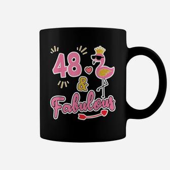 48 And Fabulous - 48 Years Old Gift - 48Th Birthday Coffee Mug | Crazezy AU
