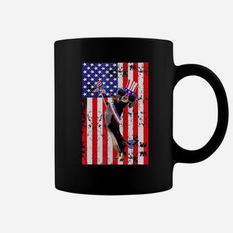 4Th Of July Patriotic Dachshund Dog Owner Coffee Mug - Monsterry