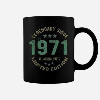50 Years Old Bday Legend Since 1971 - Vintage 50Th Birthday Coffee Mug | Crazezy