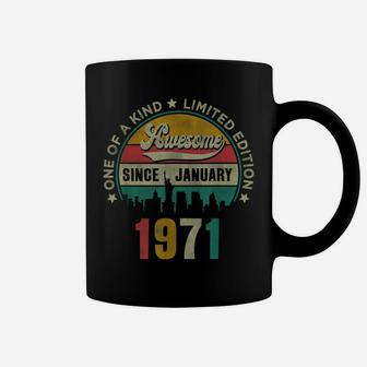50 Years Old Vintage January 1971 50Th Birthday Gift Coffee Mug | Crazezy UK