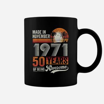 50Th Birthday Decoration Made In November 1971 Coffee Mug | Crazezy AU