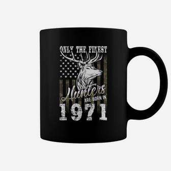 50Th Birthday Gift For 50 Year Old Deer Hunter Hunting 1971 Coffee Mug | Crazezy UK