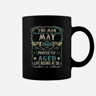 50Th Birthday Gifts The Man Myth Legend May 1969 Coffee Mug | Crazezy CA