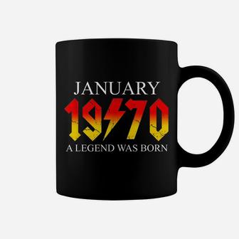 50Th Birthday January 1970 Fifty Year Old Men Gift For Dad Coffee Mug | Crazezy CA