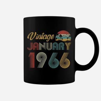 56Th Birthday Vintage January 1966 56 Years Old Gifts Coffee Mug | Crazezy