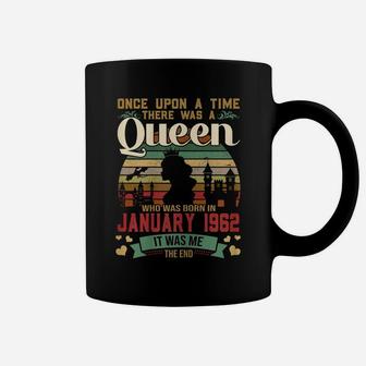 58 Year Old Birthday Girls 58Th Birthday Queen January 1962 Coffee Mug | Crazezy AU