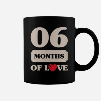 6 Months Of Love Couples Valentine Matching Outfits Coffee Mug - Monsterry