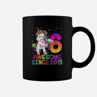 6 Years Old Unicorn Flossing 6Th Birthday Girl Unicorn Party Coffee Mug | Crazezy