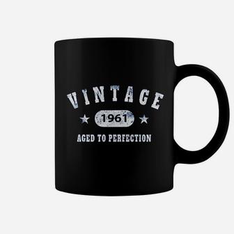 60Th Birthday Gift Vintage 1961 Aged To Perfection Coffee Mug | Crazezy AU