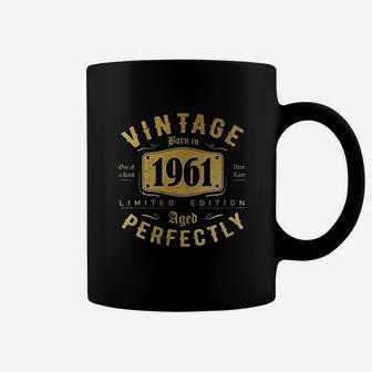 60Th Birthday Gifts For Women Men 60 Year Old Vintage 1961 Coffee Mug | Crazezy UK