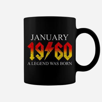 60Th Birthday January 1960 Sixty Year Old Men Gift For Dad Coffee Mug | Crazezy