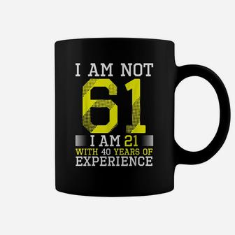 61St Birthday Man Woman 61 Year Old Gift Coffee Mug | Crazezy UK
