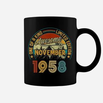 63 Year Old November Gift 1958 One Of A Kind 63Rd Birthday Coffee Mug | Crazezy