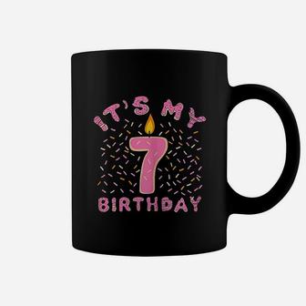 7Th Birthday 7 Years Old Donut Lover Coffee Mug | Crazezy CA