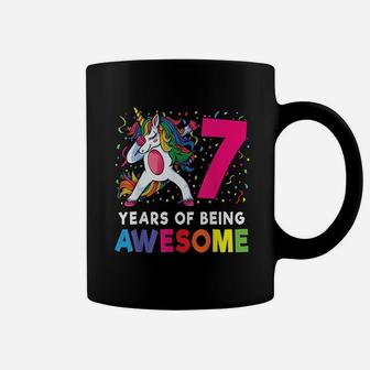 7Th Birthday Dabbing Unicorn Coffee Mug | Crazezy DE