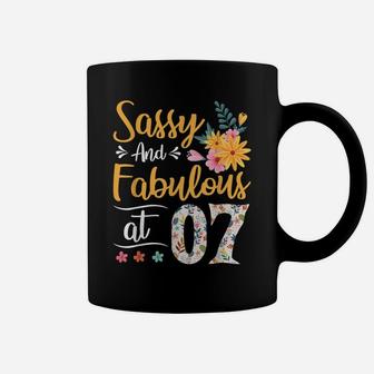 7Th Birthday Girl Sassy & Fabulous 7 Years Old Coffee Mug | Crazezy