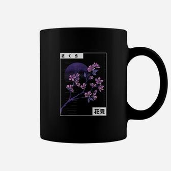 80s 90s Aesthetic Cherry Blossom Retro Japanese Coffee Mug - Thegiftio UK