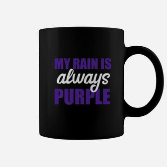 80S My Rain Is Always Purple Fun Music Coffee Mug | Crazezy AU
